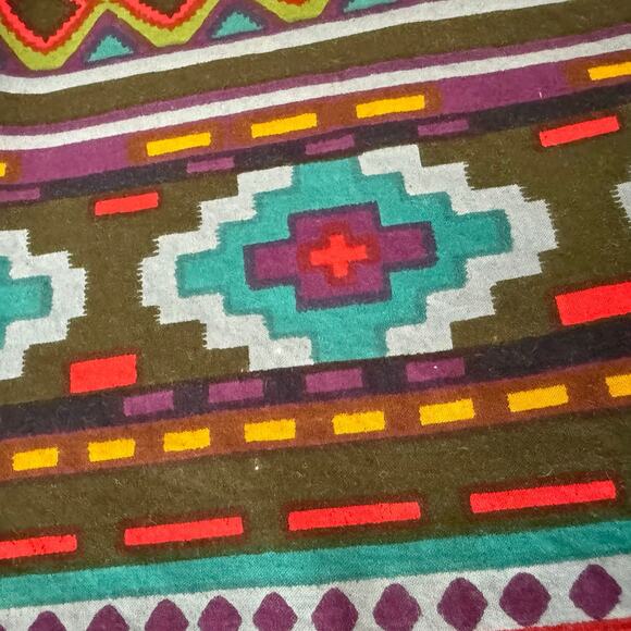 J Peterman Kaftan Size L/XL Cotton Stripe Southwest Tribal Boho Hippie Maxi - Picture 13 of 16